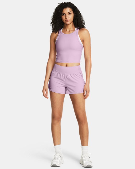 กางเกงขาสั้น UA Flex Woven 2-in-1 สำหรับผู้หญิง in Purple image number 2